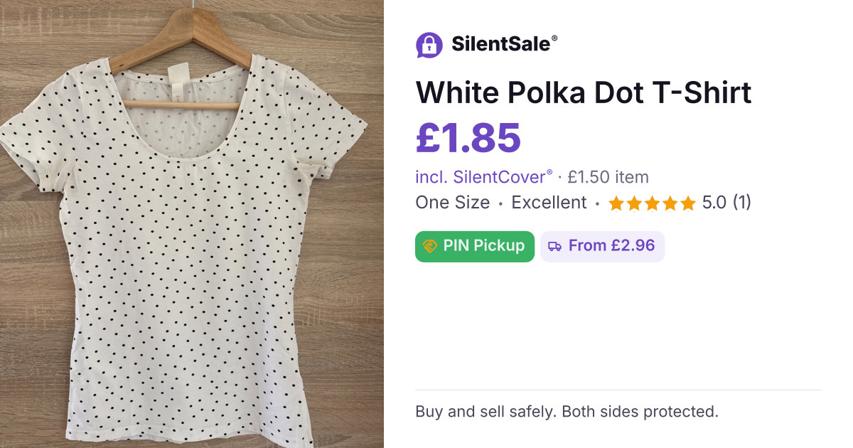 White Polka Dot T-Shirt