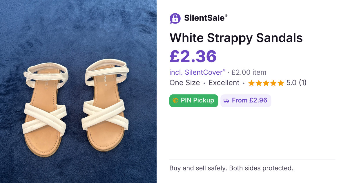 White Strappy Sandals
