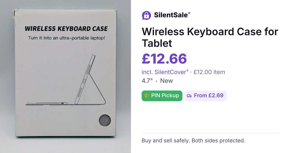 Wireless Keyboard Case for Tablet