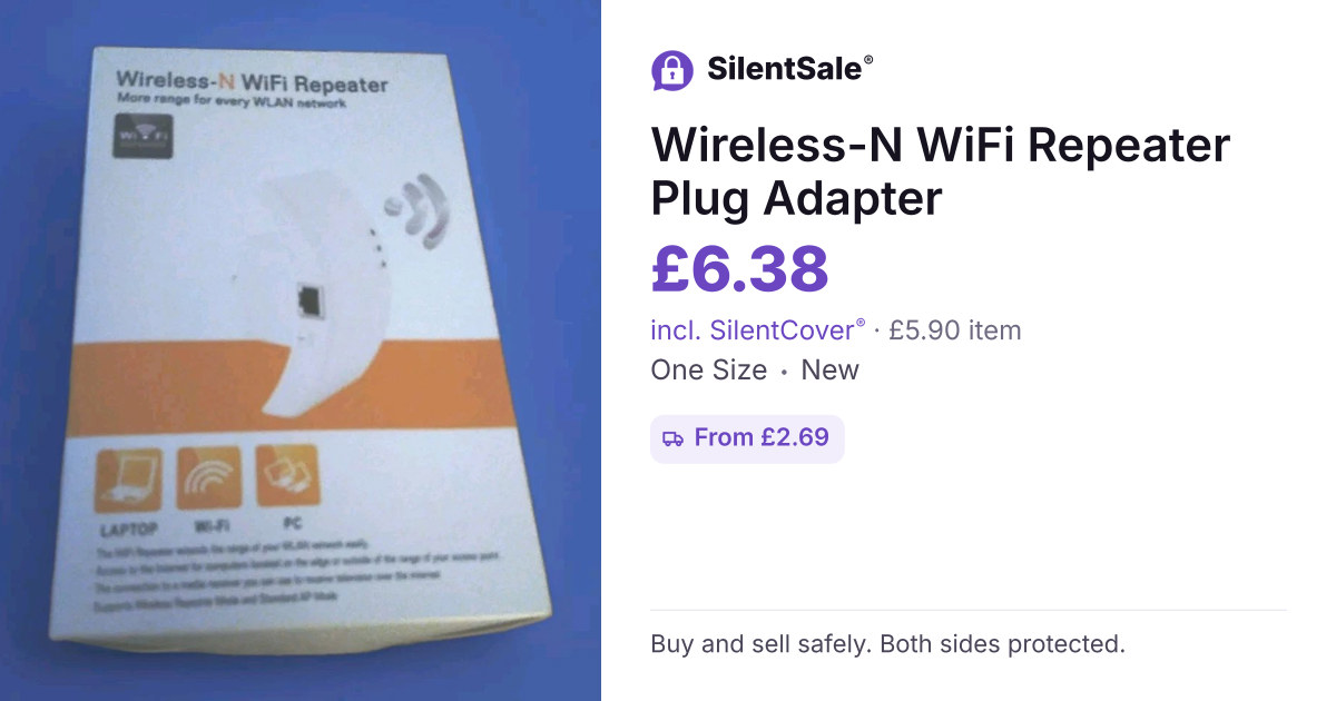 Wireless-N WiFi Repeater Plug Adapter
