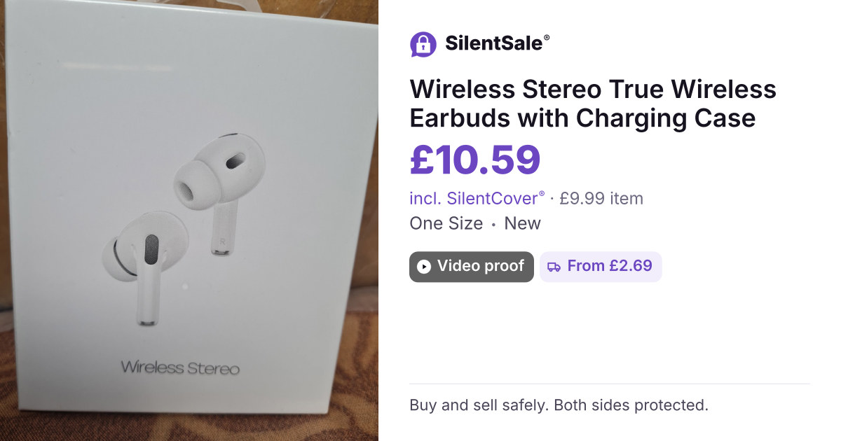 Wireless Stereo True Wireless Earbuds with Charging Case