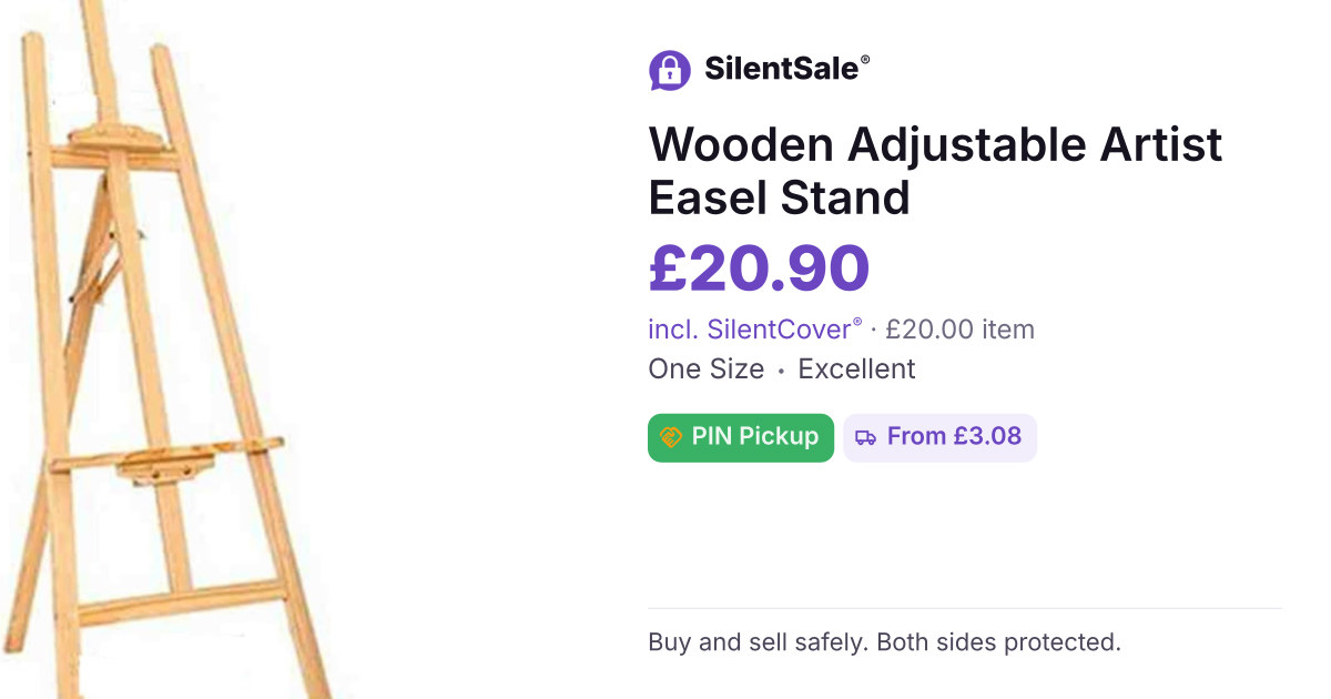 Wooden Adjustable Artist Easel Stand