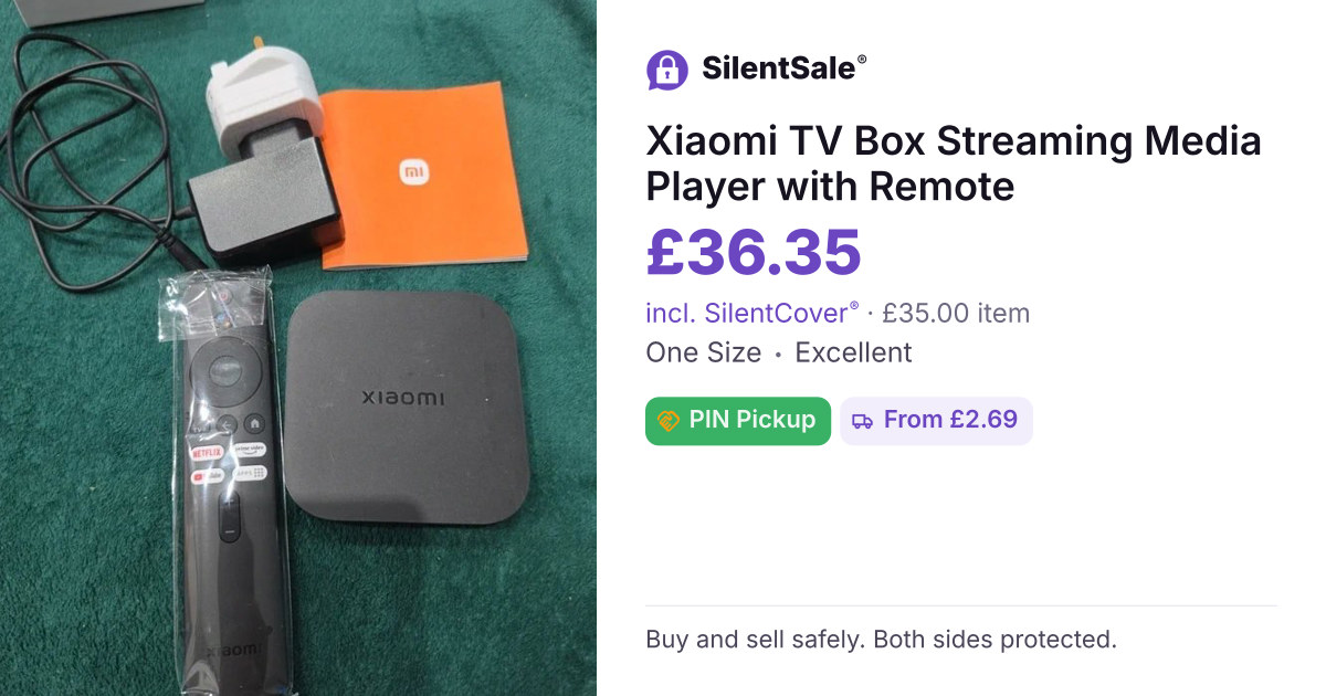 Xiaomi TV Box Streaming Media Player with Remote