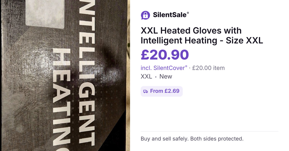 XXL Heated Gloves with Intelligent Heating - Size XXL